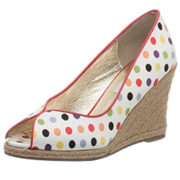 Steve Madden - Multicolor Wedge pumps. Size 10 NWT - Picture 1 of 5